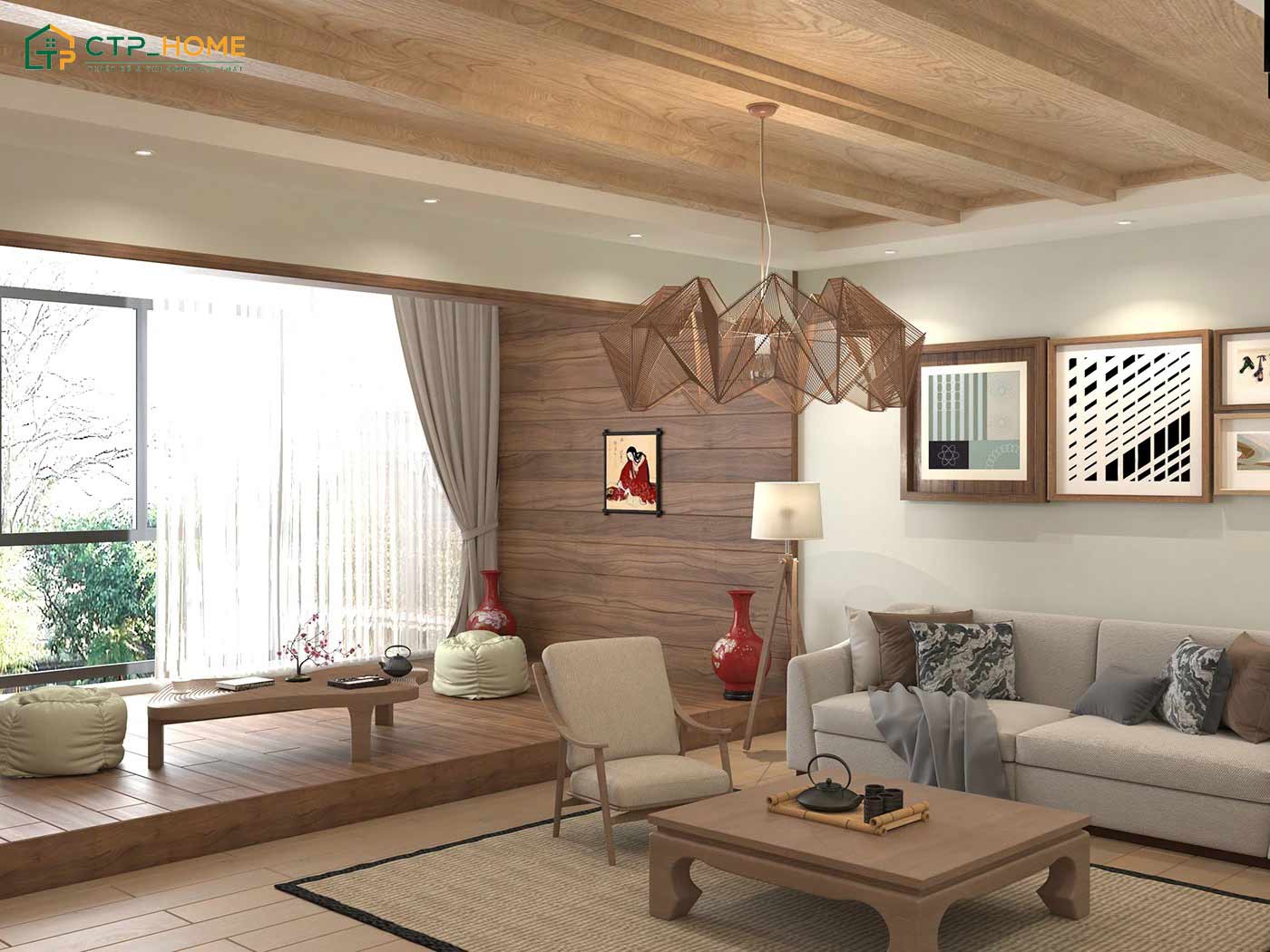 Dù sở hữu diện tích 40m2 nhưng căn hộ vẫn đem đến trải nghiệm sống thoải mái nhờ cách bố trí khoa học