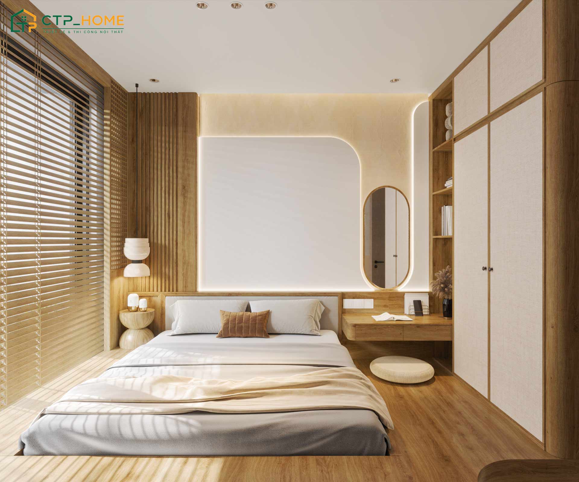 Đặc trưng của phong cách Nhật Bản là chỉ ưu tiên sự tối giản và không bố trí quá nhiều chi tiết rườm rà