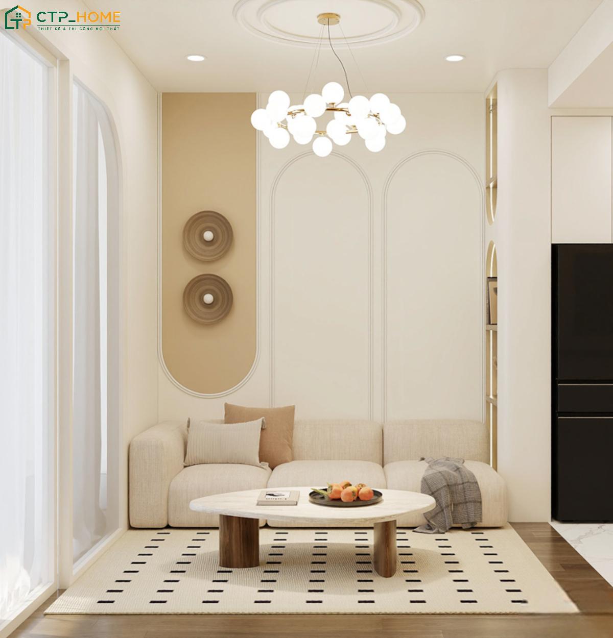 Việc hạn chế sử dụng quá nhiều màu sắc sẽ giúp căn hộ tối giản trở nên hài hòa và tinh tế hơn