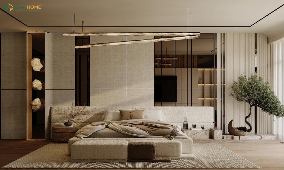 Mẫu phòng ngủ phong cách Scandinavian cá tính sẽ được biến tấu linh hoạt với các phụ kiện độc đáo