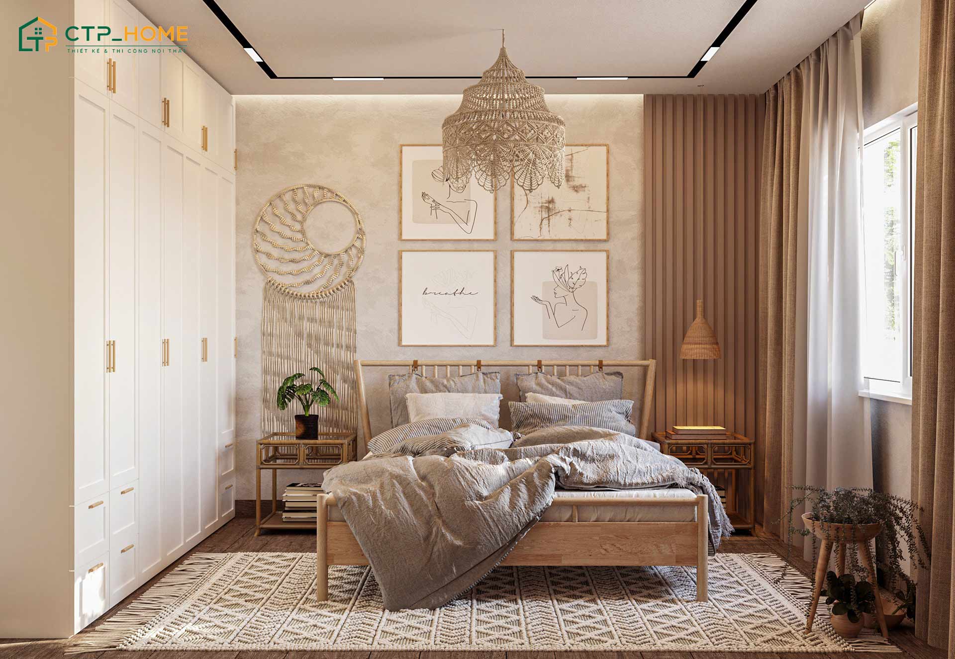 Decor phòng ngủ phong cách Vintage với Dreamcatcher sẽ tạo nên một không gian nghỉ ngơi lãng mạn