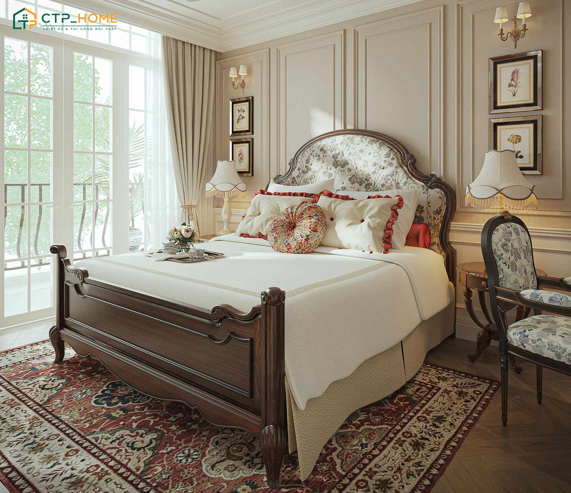 Phong cách Vintage sẽ sử dụng nội thất hơi hướng cổ xưa kết hợp cùng cách phối màu sáng tạo