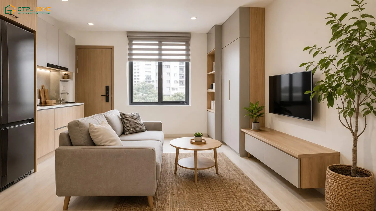 Lựa chọn nội thất thông minh là giải pháp hiệu quả giúp tối ưu diện tích cho căn hộ mini 25m2