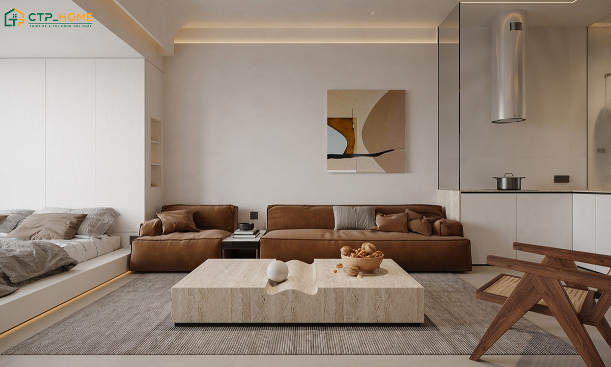 45+ Mẫu thiết kế căn hộ Studio 30m2 đẹp, hiện đại và tiện nghi