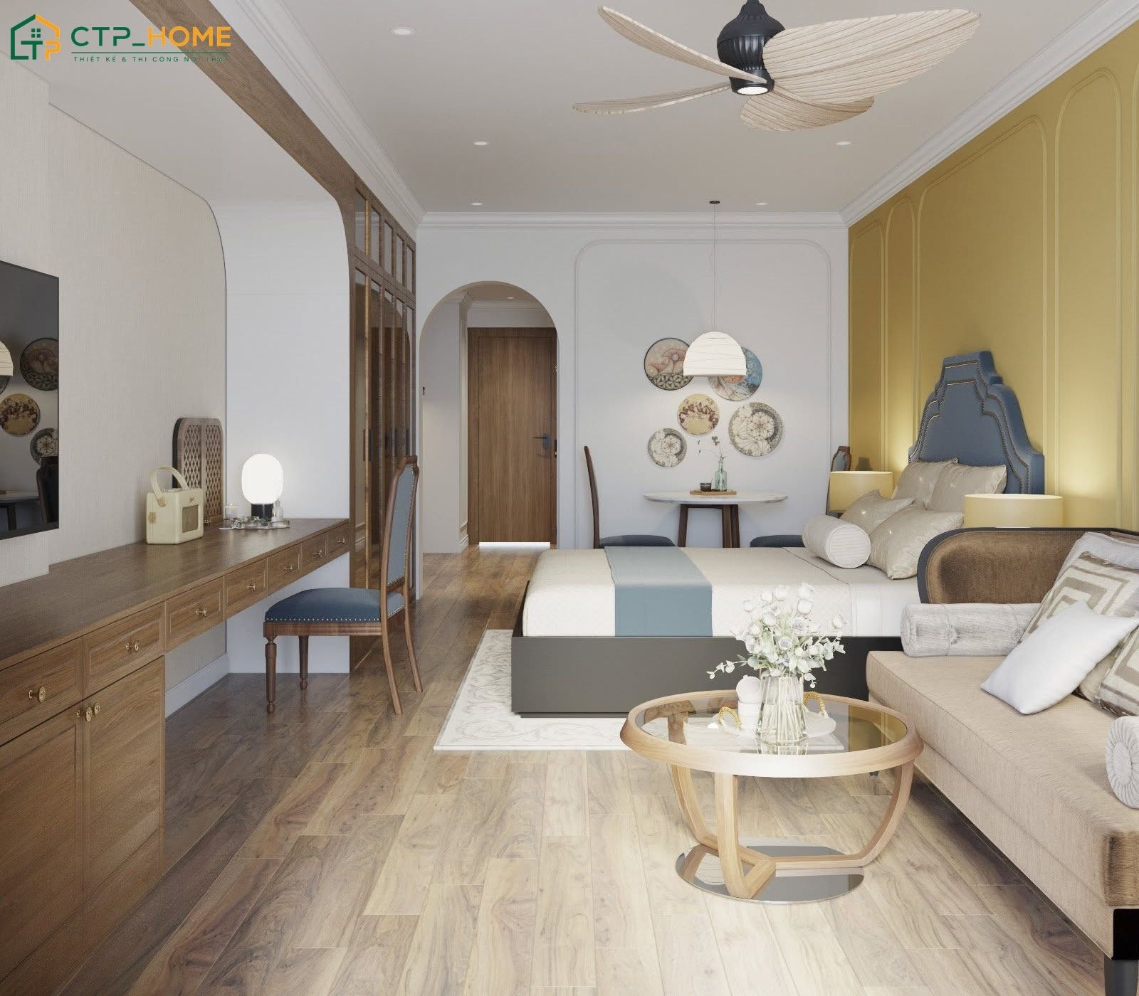Mẫu thiết kế căn hộ Studio 30m2 phong cách Vintage gây ấn tượng với nội thất mang vẻ đẹp hoài niệm