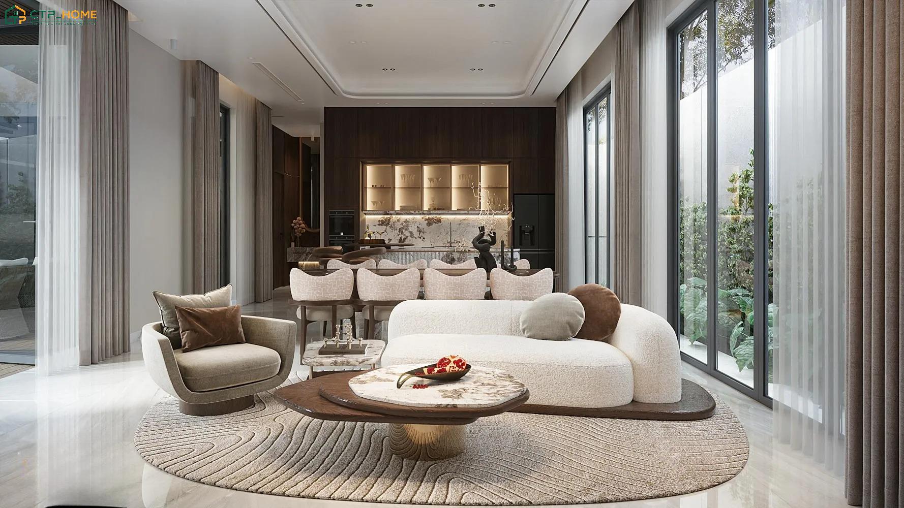 Thiết kế thi công nội thất biệt thự đơn lập theo sở thích cá nhân giúp thể hiện rõ gu thẩm mỹ của gia chủ
