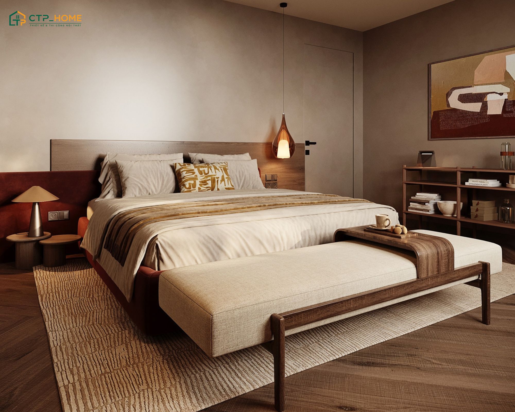 Biệt thự liền kề Nhật Bản sẽ ưu tiên đồ nội thất đơn giản để đáp ứng đầy đủ nhu cầu nghỉ ngơi