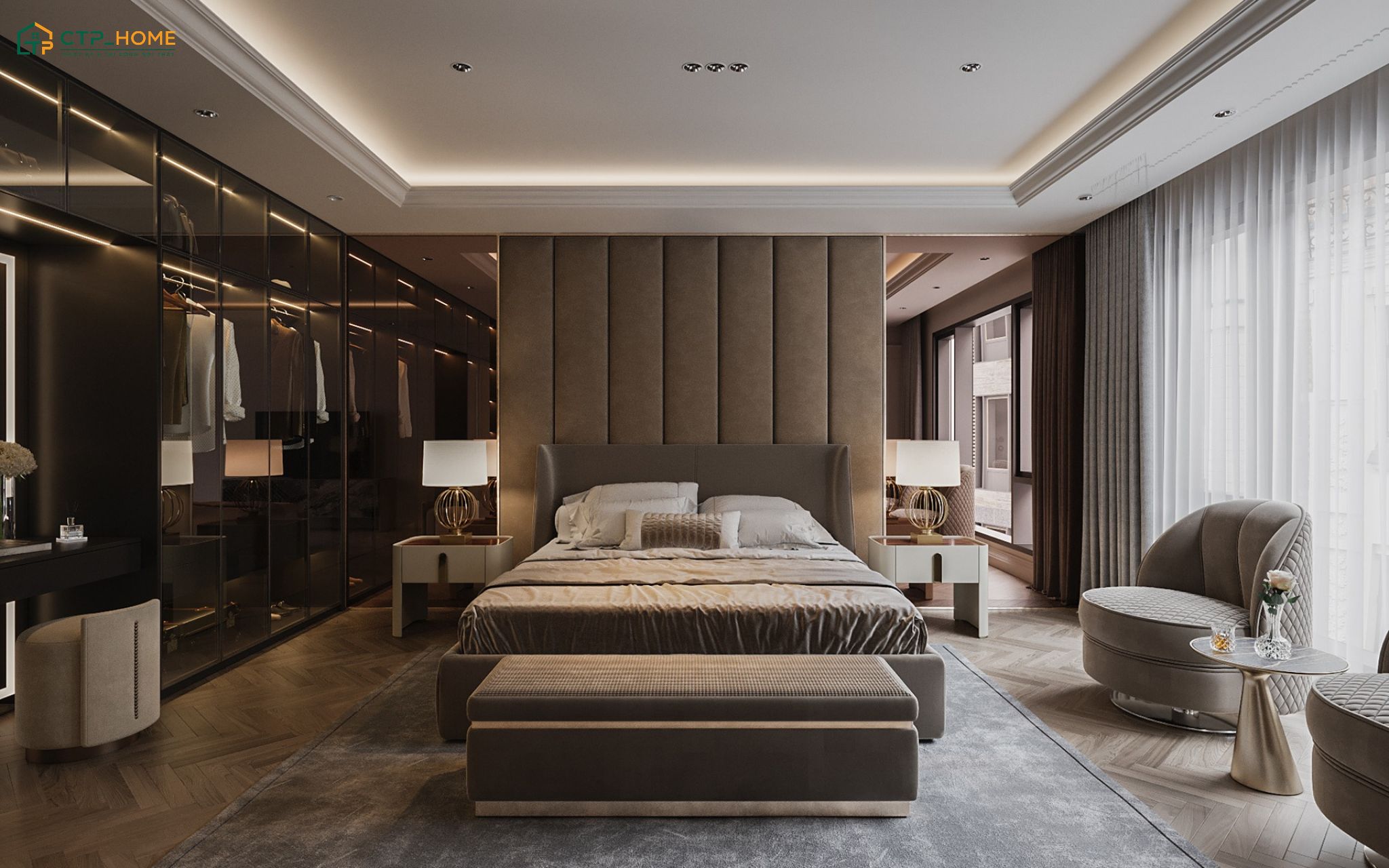 Khu vực phòng ngủ sẽ được thiết kế riêng biệt theo nhu cầu và thói quen sử dụng của từng thành viên