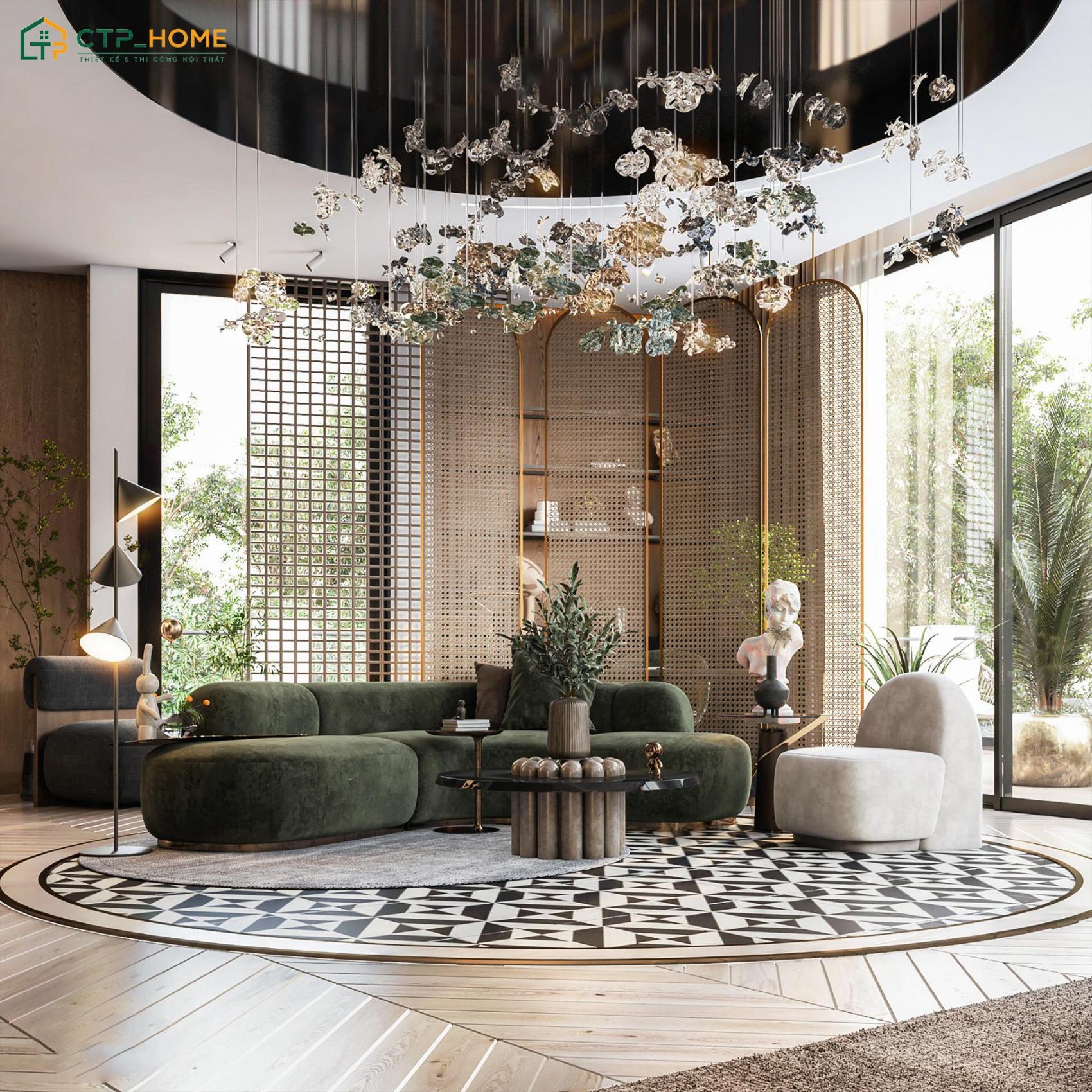 Thiết kế nội thất biệt thự nghỉ dưỡng với vật liệu cao cấp giúp đảm bảo tuổi thọ và độ bền của công trình