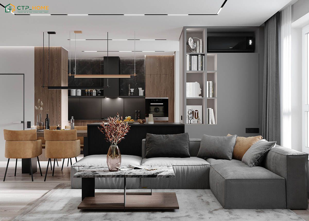 35+ Mẫu thiết kế nội thất chung cư 80m2 đẹp, sang trọng năm 2026