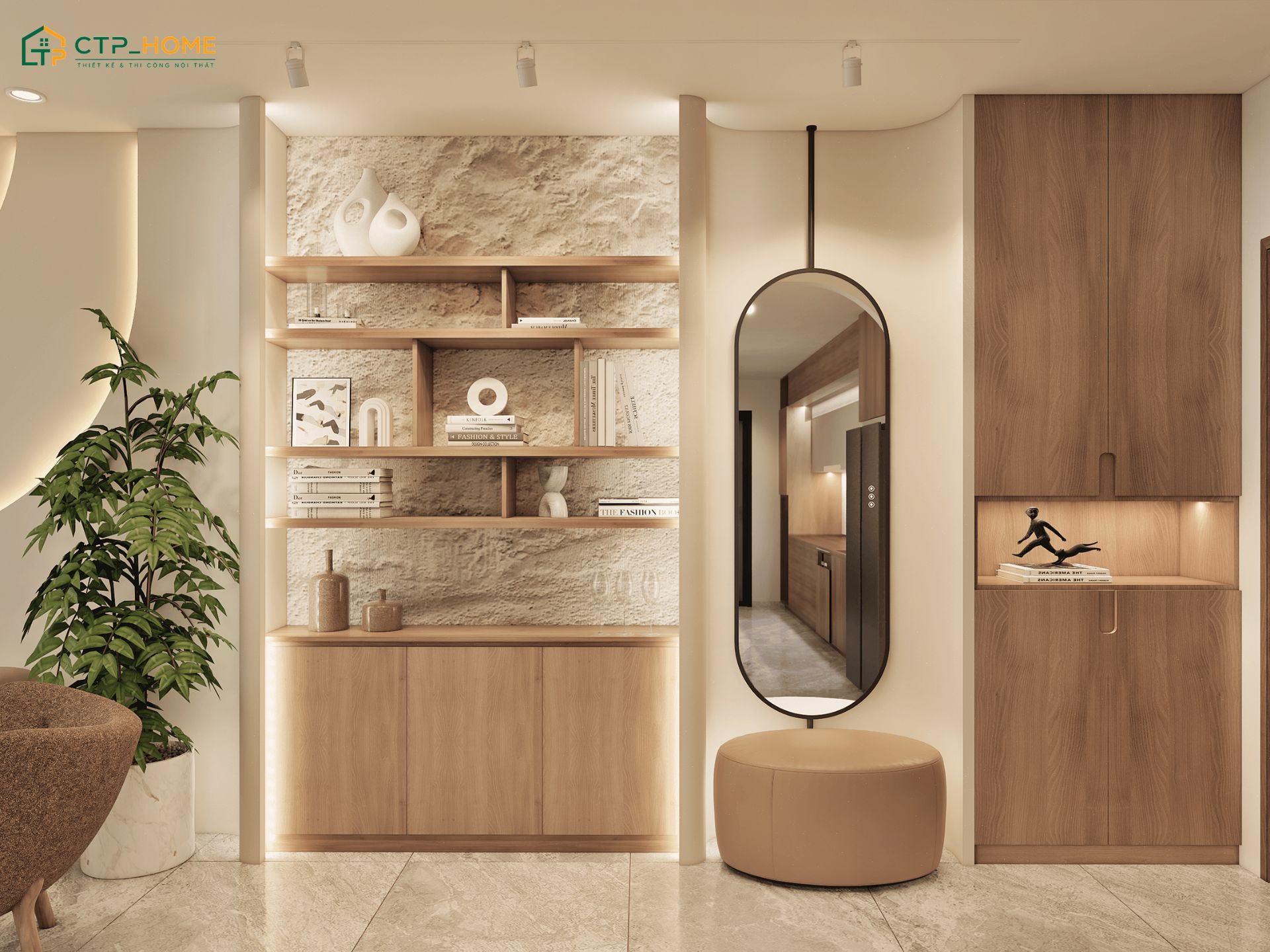 Đồ nội thất chủ yếu là chất liệu gỗ công nghiệp cao cấp với độ bền cao và giá trị sử dụng lâu dài