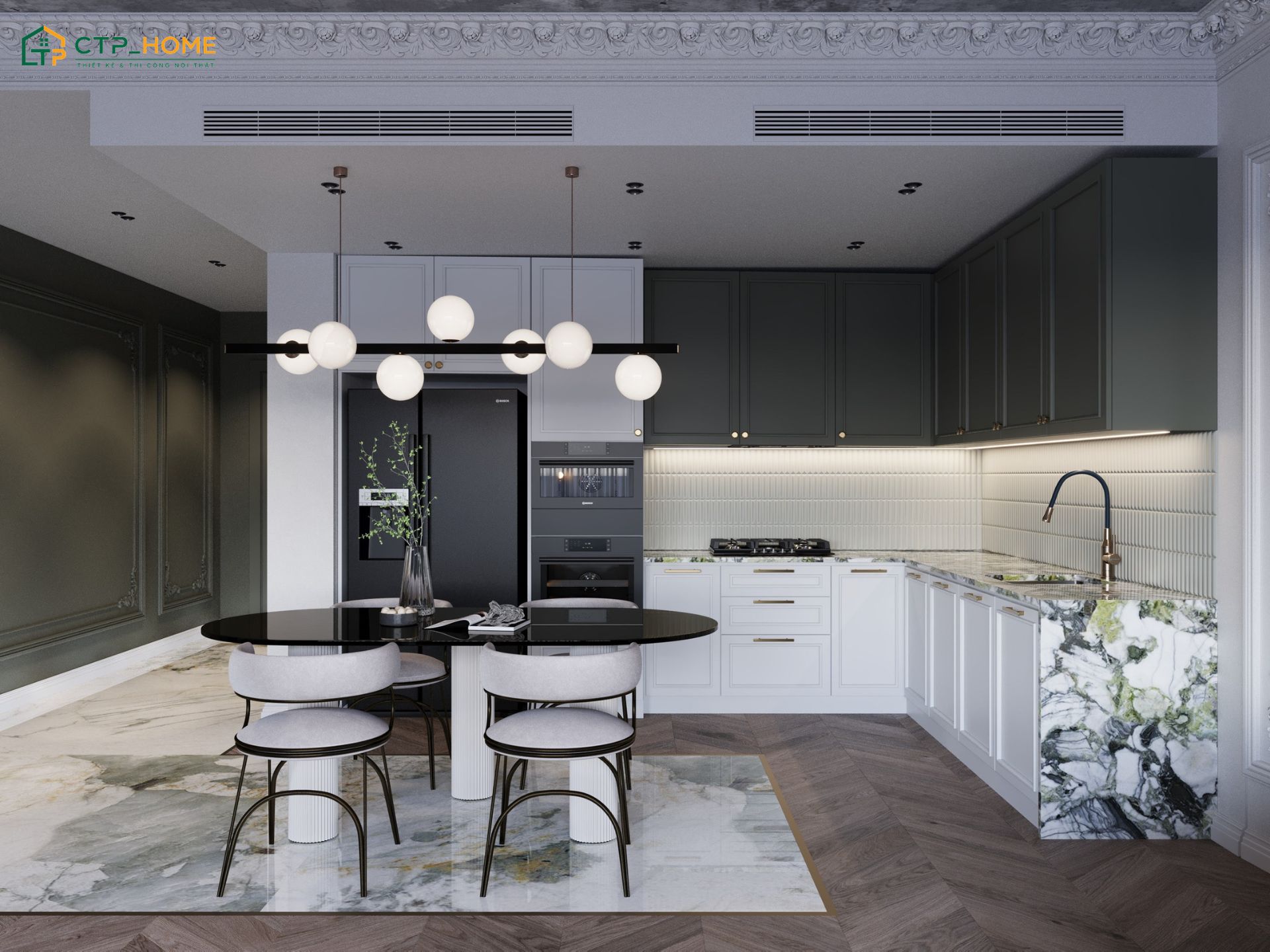 Khi thiết kế chung cư 120m2 thì cần đáp ứng đầy đủ nhu cầu sử dụng mà vẫn phải giữ được sự thông thoáng