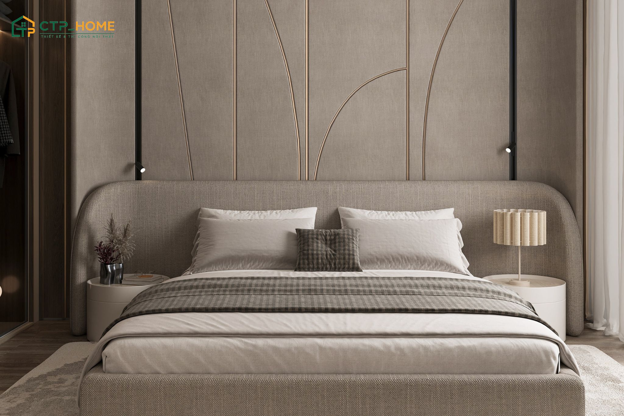 Chung cư 120m2 Bắc Âu thường sử dụng các vật dụng decor bằng chất liệu tự nhiên để tạo điểm nhấn