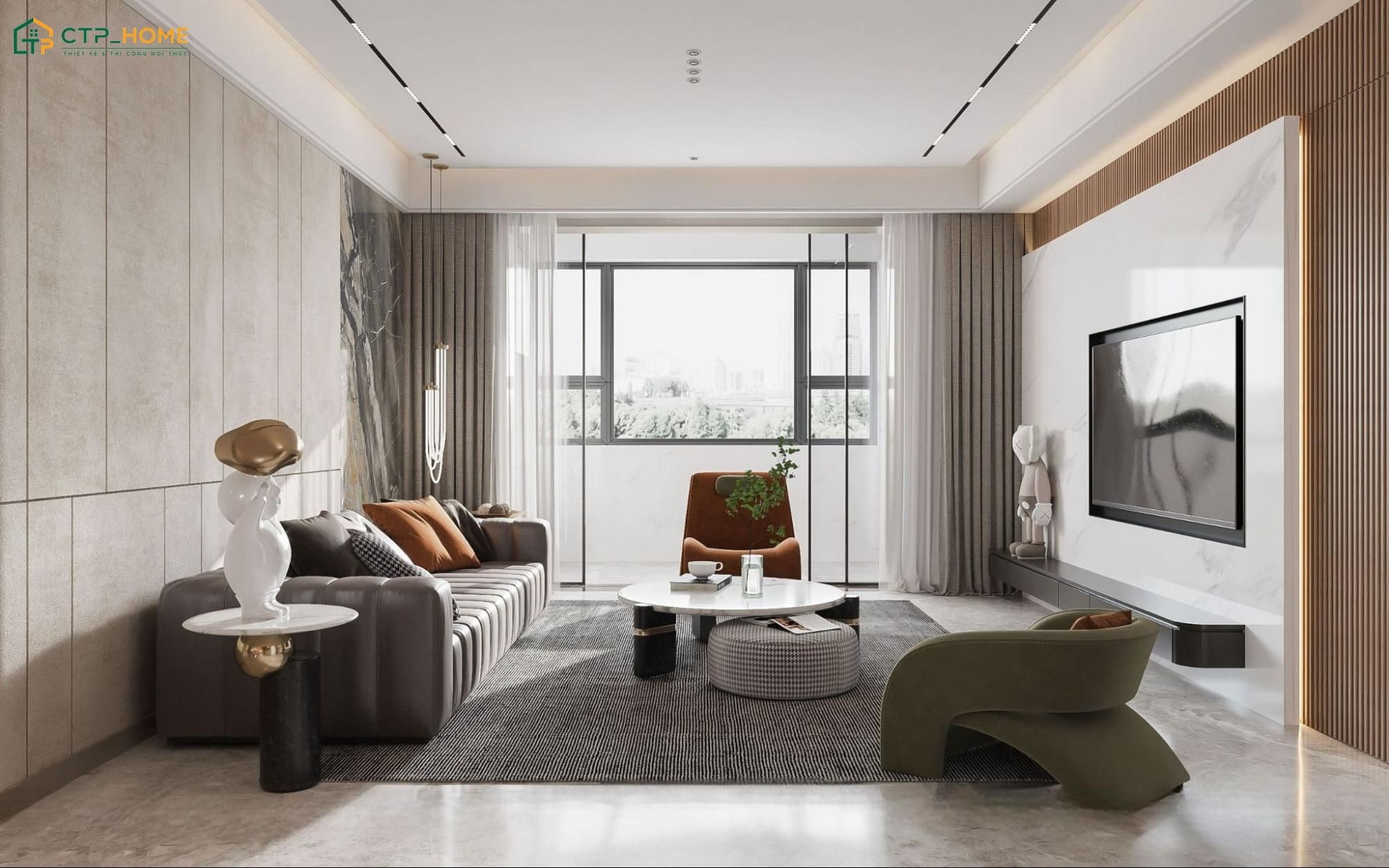 Khi thiết kế nội thất căn hộ 150m2 cần lựa chọn phong cách phù hợp để đảm bảo sự hài hòa