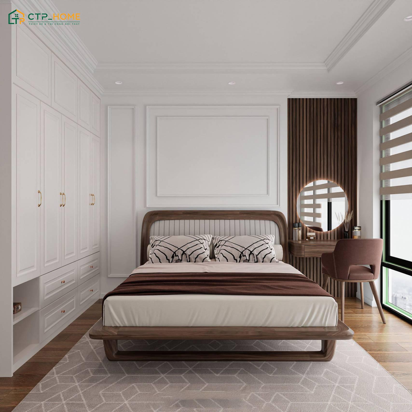 Phòng ngủ trong chung cư 80m2 phải có diện tích tối thiểu 9m2 để đáp ứng các nhu cầu cơ bản