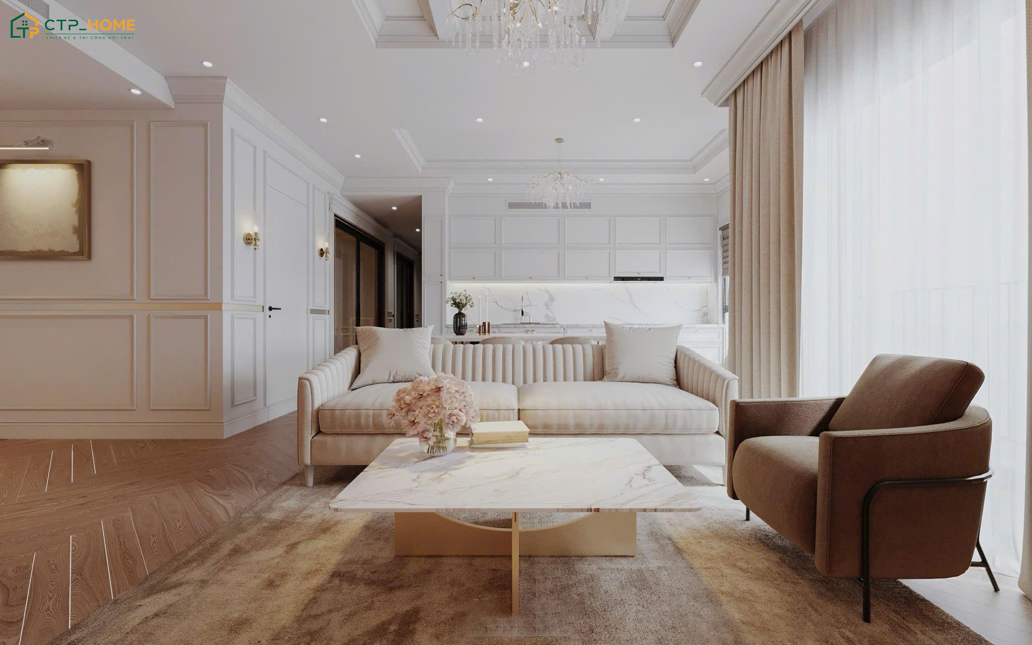 CTP Home là đơn vị thiết kế nội thất căn hộ 80m2 uy tín và đang được yêu thích hiện nay