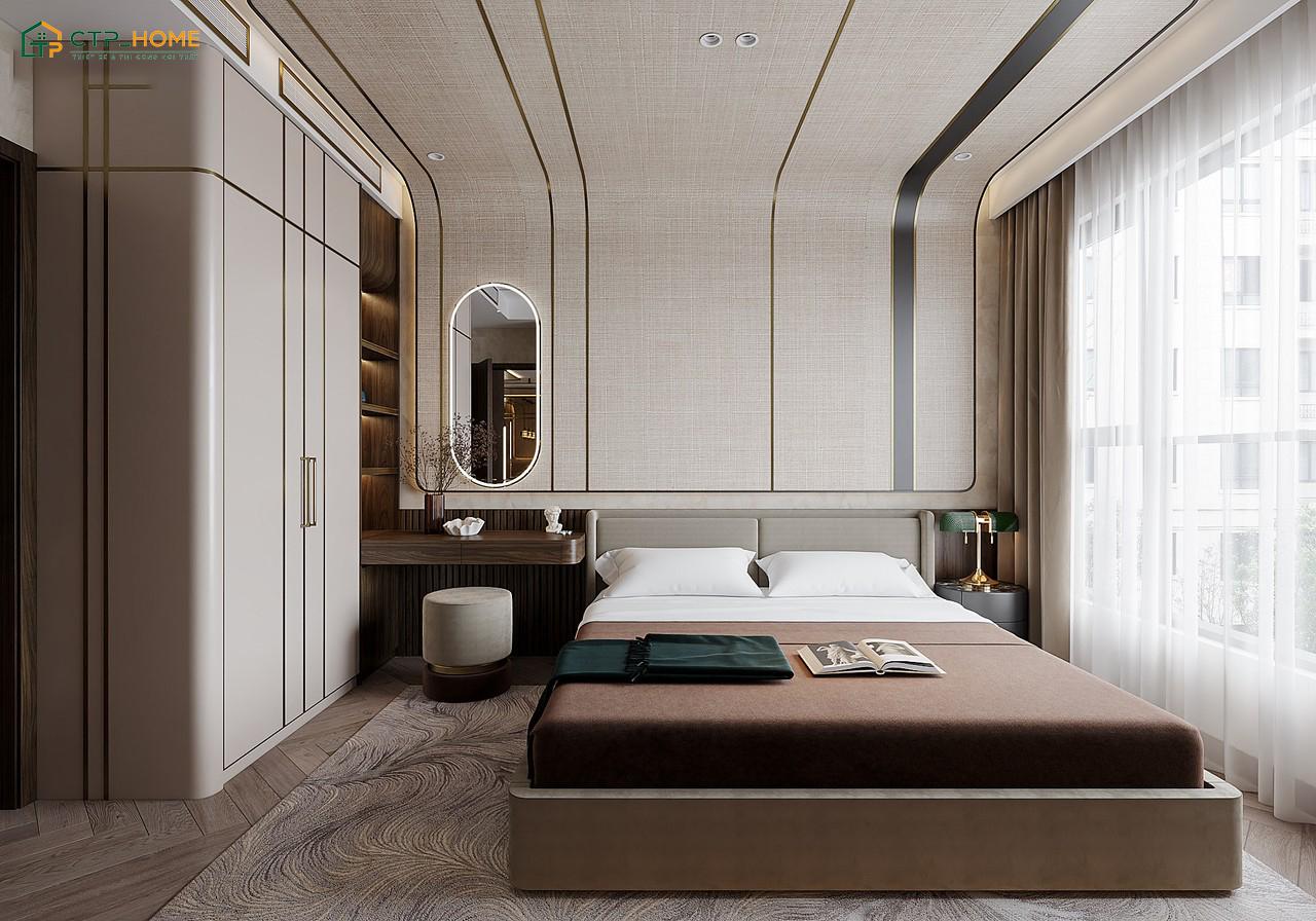 Mẫu thiết kế nội thất nhà chung cư 80m2 hiện đại thường sử dụng gam màu trung tính và nội thất nhỏ gọn