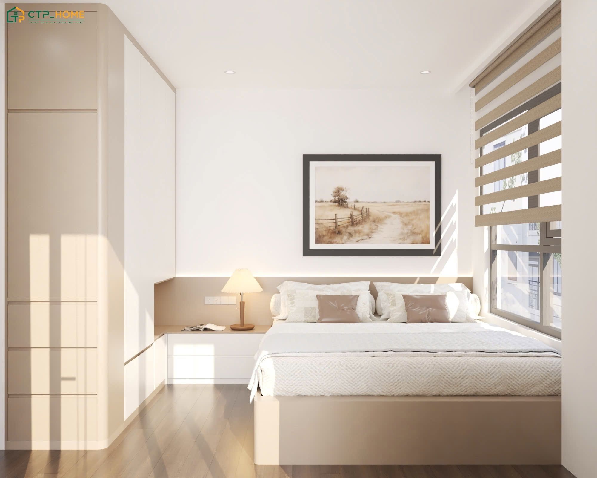 Nội thất trong căn hộ 40m2 tối giản sẽ được tiết chế về kiểu dáng và số lượng để đảm bảo sự gọn gàng, ngăn nắp