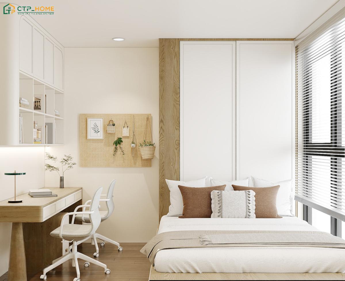 Tận dụng ánh sáng tự nhiên khi thiết kế căn hộ 40m2 sẽ giúp giảm cảm giác bí bách và chật hẹp