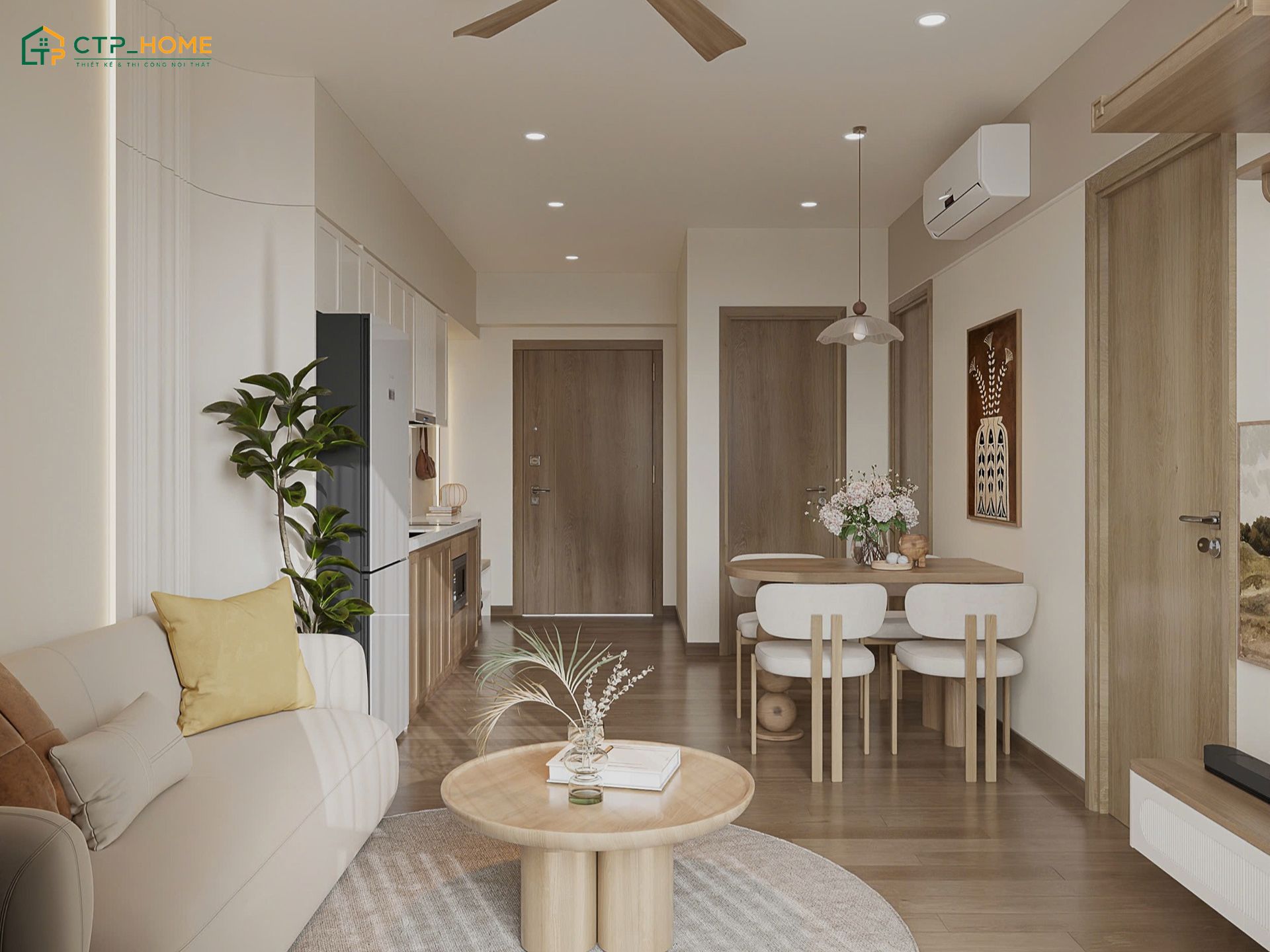 Hạn chế đặt bếp đối diện với cửa chính để vừa đảm bảo tính phong thủy vừa đem lại sự thuận tiện khi sử dụng
