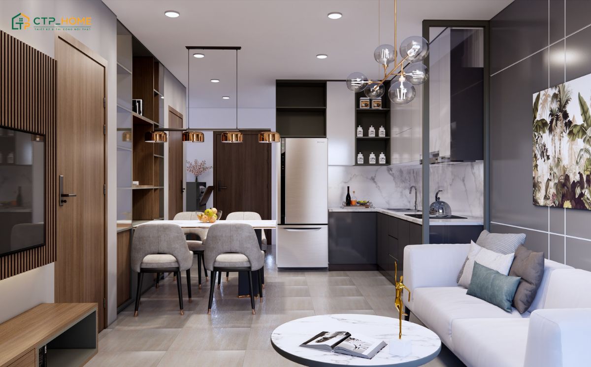 CTP Home - Đơn vị chuyên thiết kế căn hộ 55m2 uy tín và chuyên nghiệp hiện nay