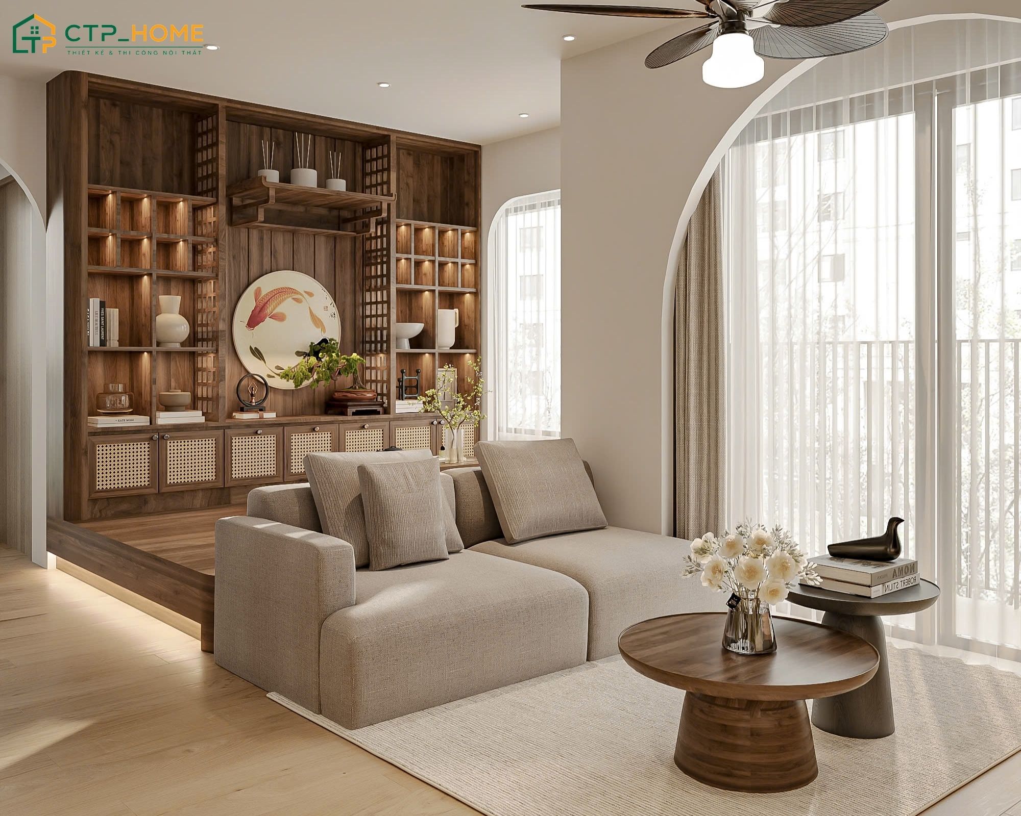 45+ Mẫu thiết kế nội thất chung cư 60m2 đẹp và hiện đại năm 2026