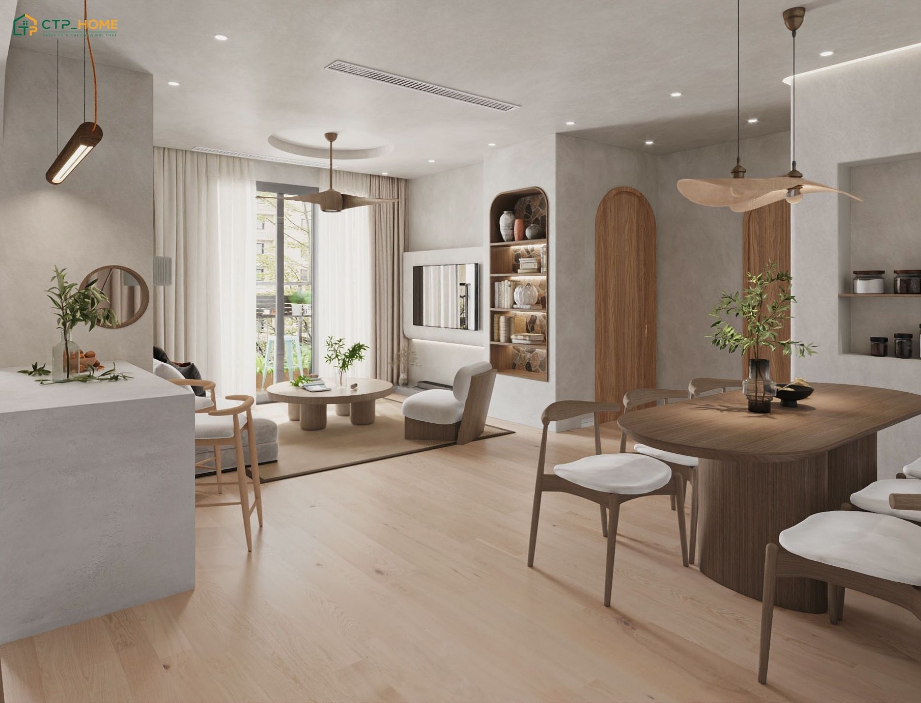Những gam màu trung tính như be, kem, xám sẽ được ưa chuộng khi có thể kết hợp với nhiều món đồ nội thất khác nhau