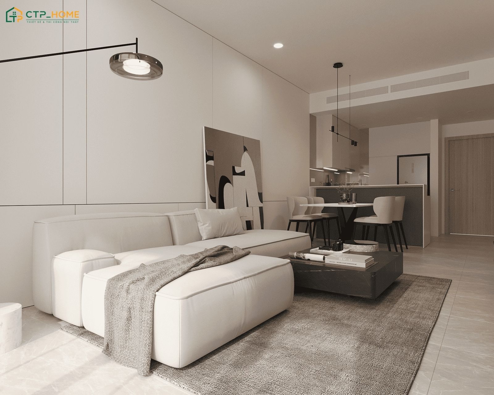 Khi thiết kế chung cư 60m2 thì cần bố trí không gian khoa học để đảm bảo sự thoải mái khi sử dụng
