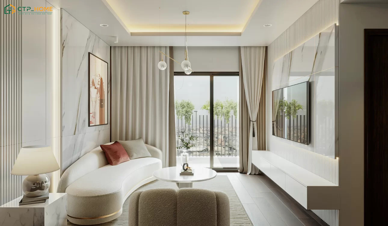 Lựa chọn các loại vật liệu phù hợp với từng khu vực chức năng trong căn hộ chung cư 60m2