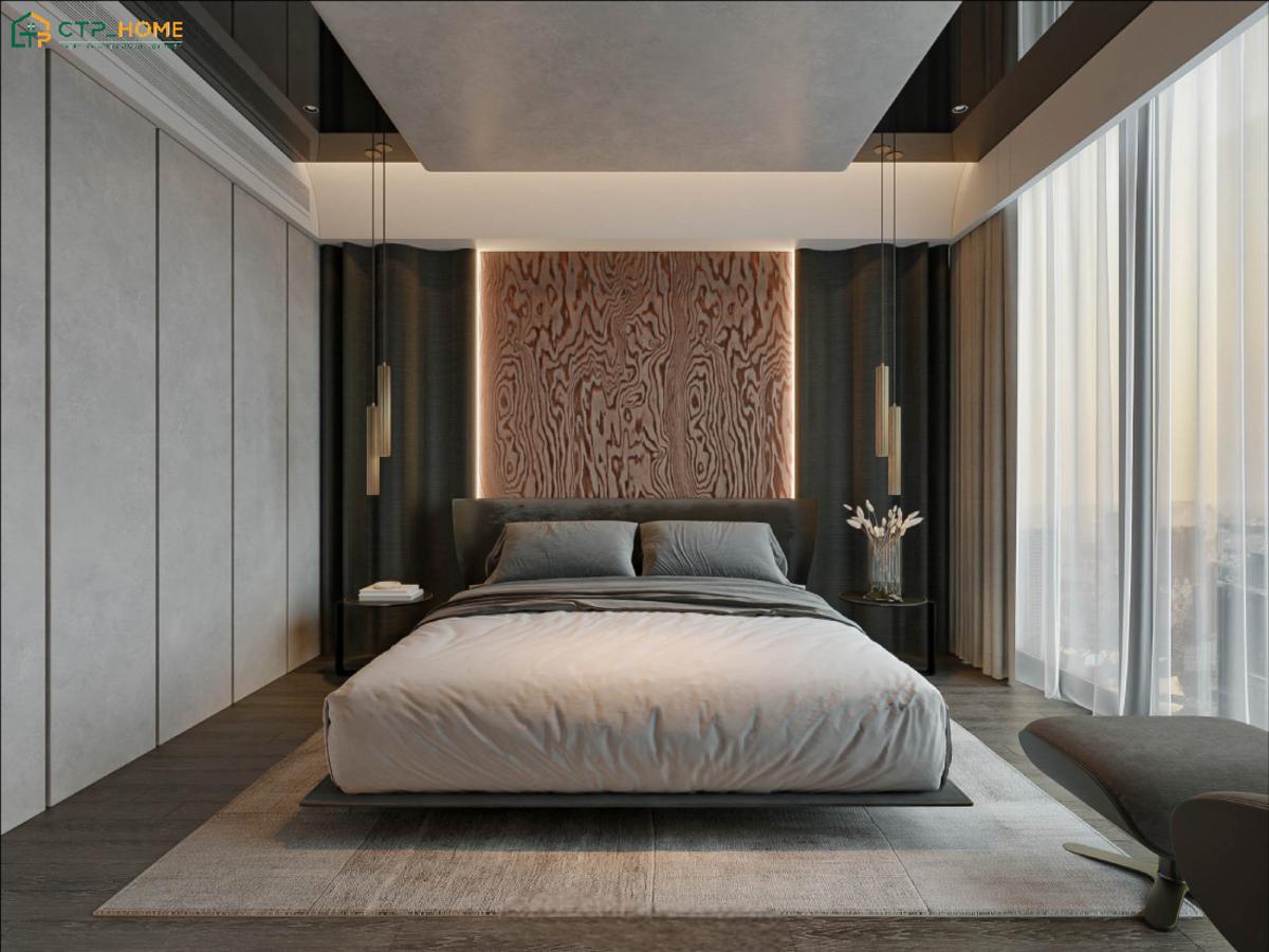 Mẫu thiết kế nội thất căn hộ 65m2 Luxury tạo ấn tượng với sự kết hợp hài hòa giữa vật liệu cao cấp và gam màu sang trọng