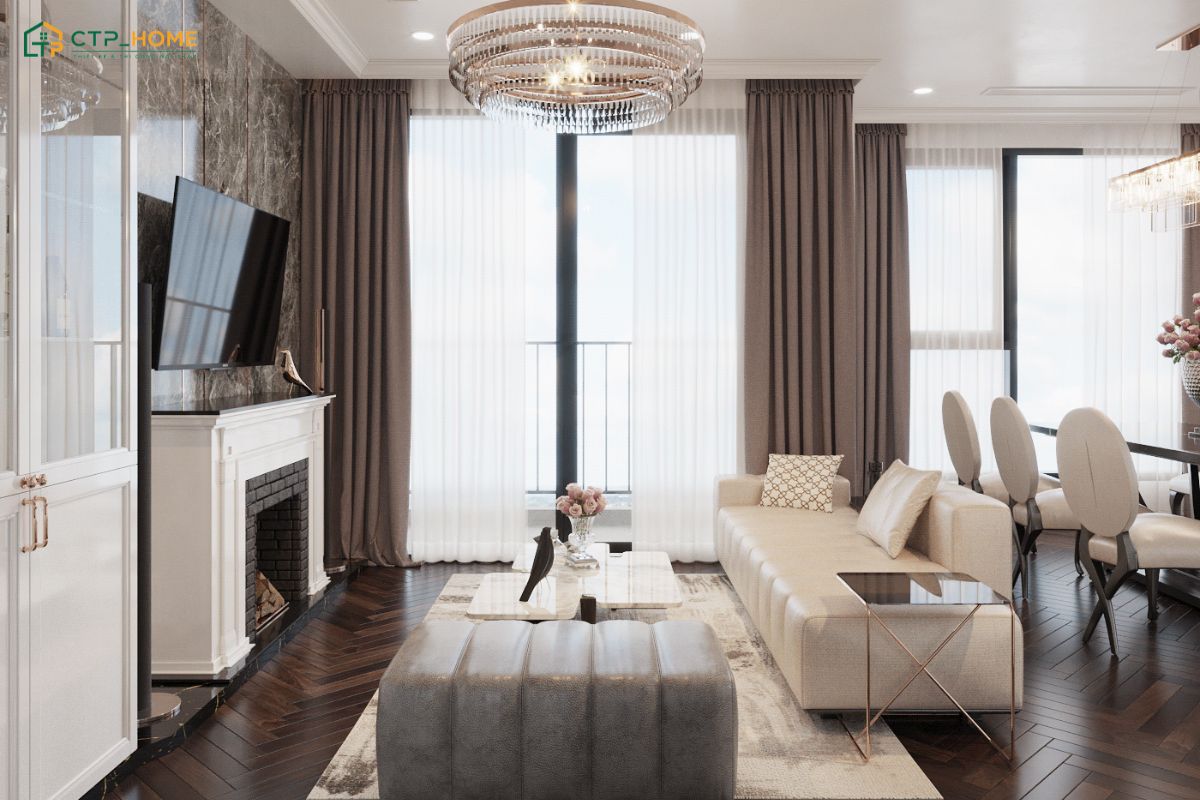 65+ Mẫu thiết kế nội thất chung cư 70m2 đẹp, đảm bảo tiện nghi