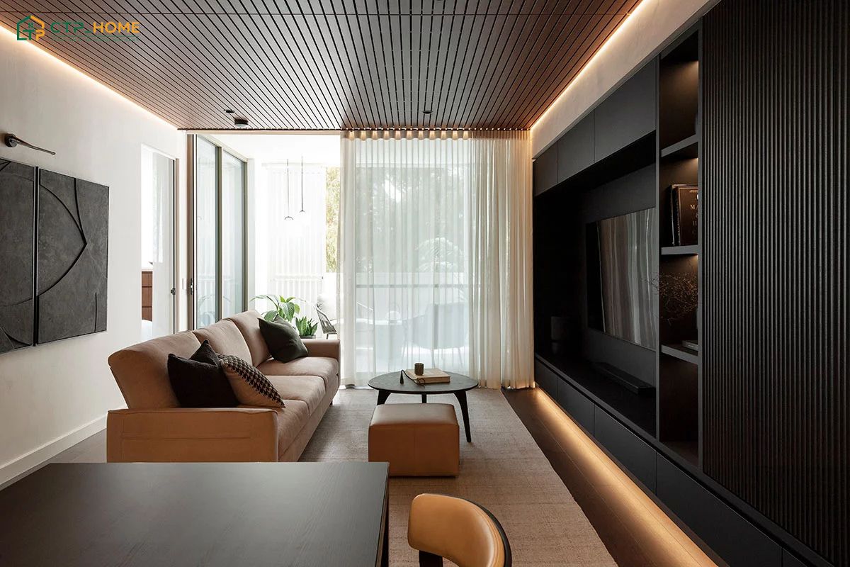 Ánh sáng tự nhiên là yếu tố quan trọng giúp gia tăng cảm giác thông thoáng cho căn hộ 70m2