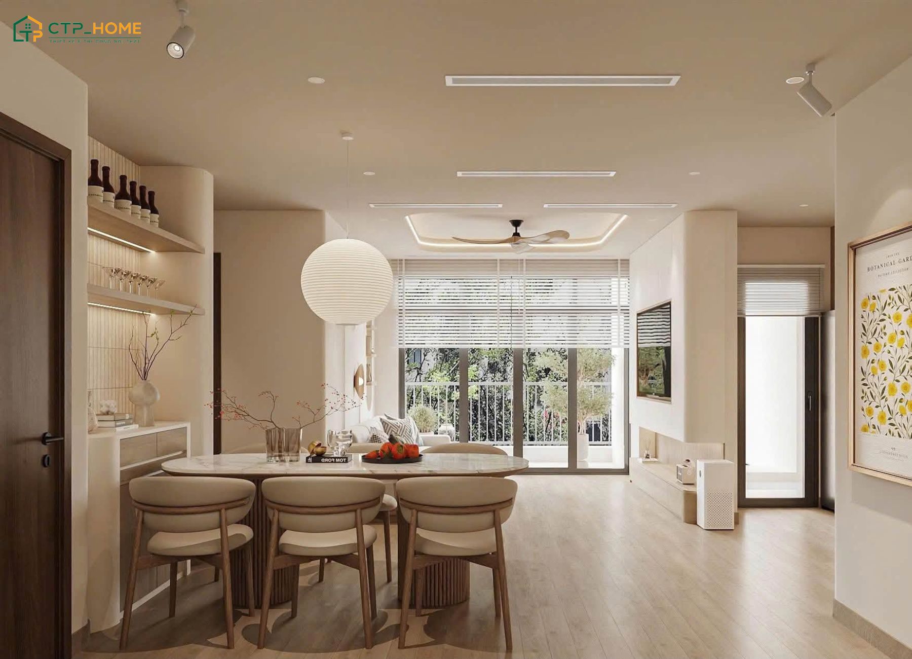 45+ Mẫu thiết kế nội thất chung cư 75m2 đẹp, hiện đại năm 2026