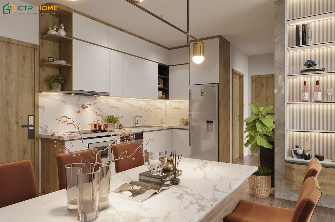 Mẫu thiết kế chung cư 75m2 Luxury sẽ mang lại một không gian sống mang đậm dấu ấn cá nhân