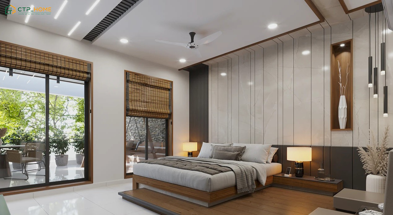 Không gian ban công phòng ngủ cần phải được decor phù hợp để đảm bảo sự gọn gàng