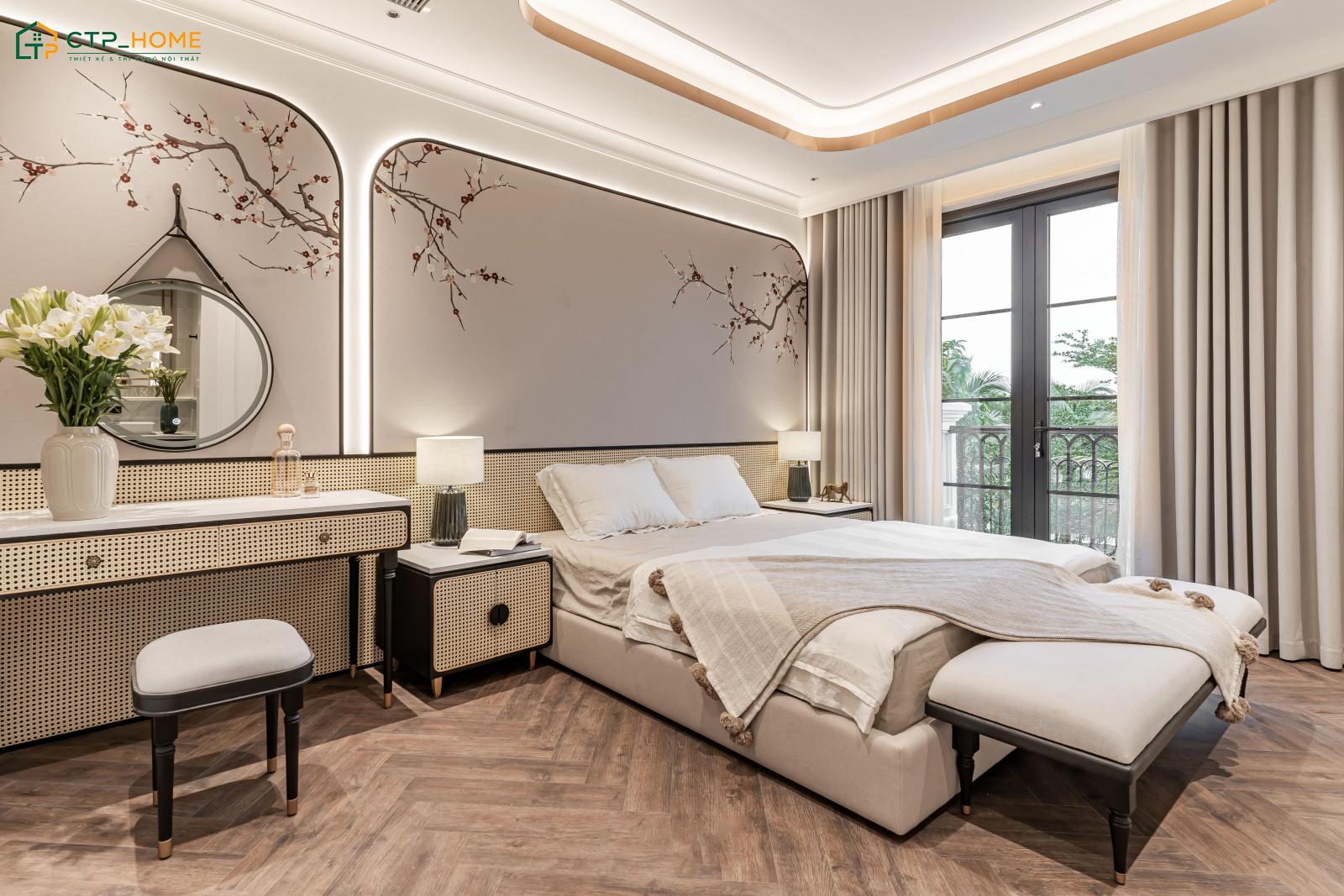 Nội thất phòng ngủ cần được sắp xếp khoa học để tạo sự thuận tiện khi di chuyển và sinh hoạt