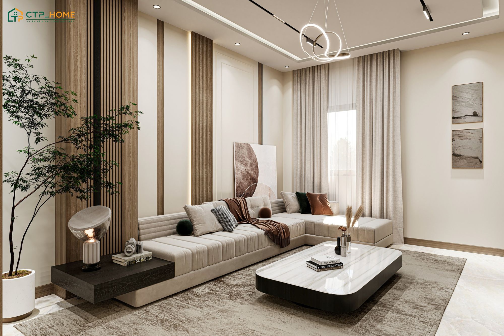 Màu sắc cần được lựa chọn dựa theo sở thích của gia chủ và phong cách thiết kế tổng thể của căn phòng