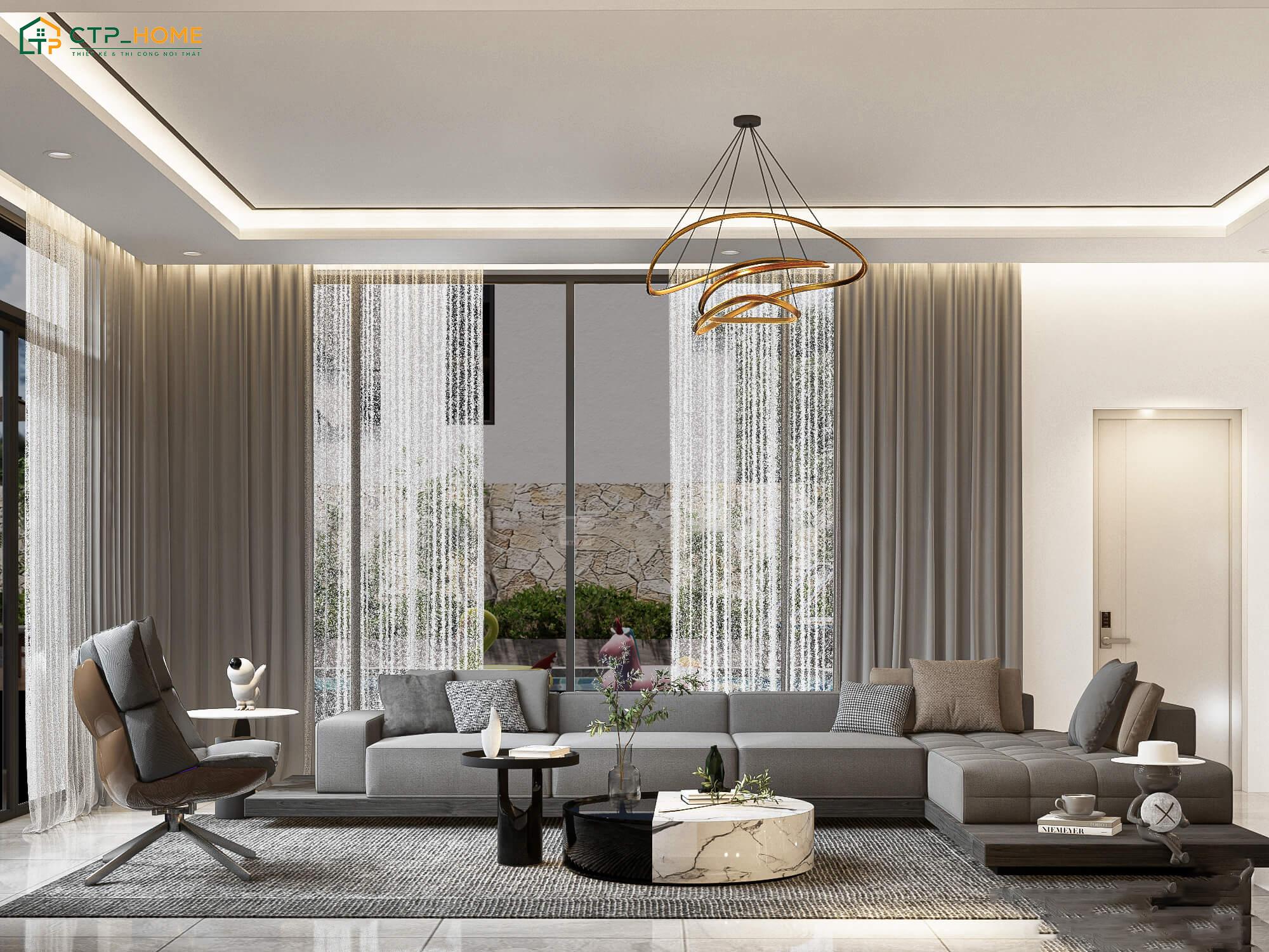 CTP Home là đơn vị thiết kế trang trí phòng khách 40m2 uy tín trên thị trường hiện nay