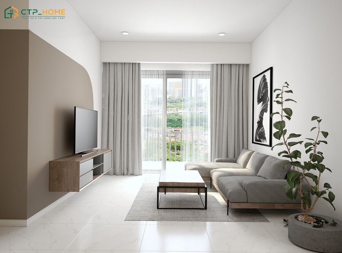 Nên đặt cây xanh cạnh sofa, gần cửa sổ hoặc góc phòng để tạo điểm nhấn mà vẫn đảm bảo sự gọn gàng